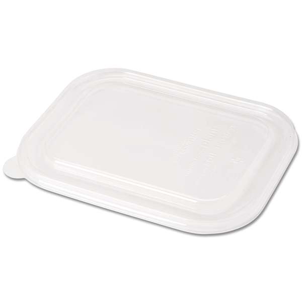 World Centric World Centric 8.8"x6.8" Ingeo Compostable Fiber Box Lid, PK400 CTL-CS-3